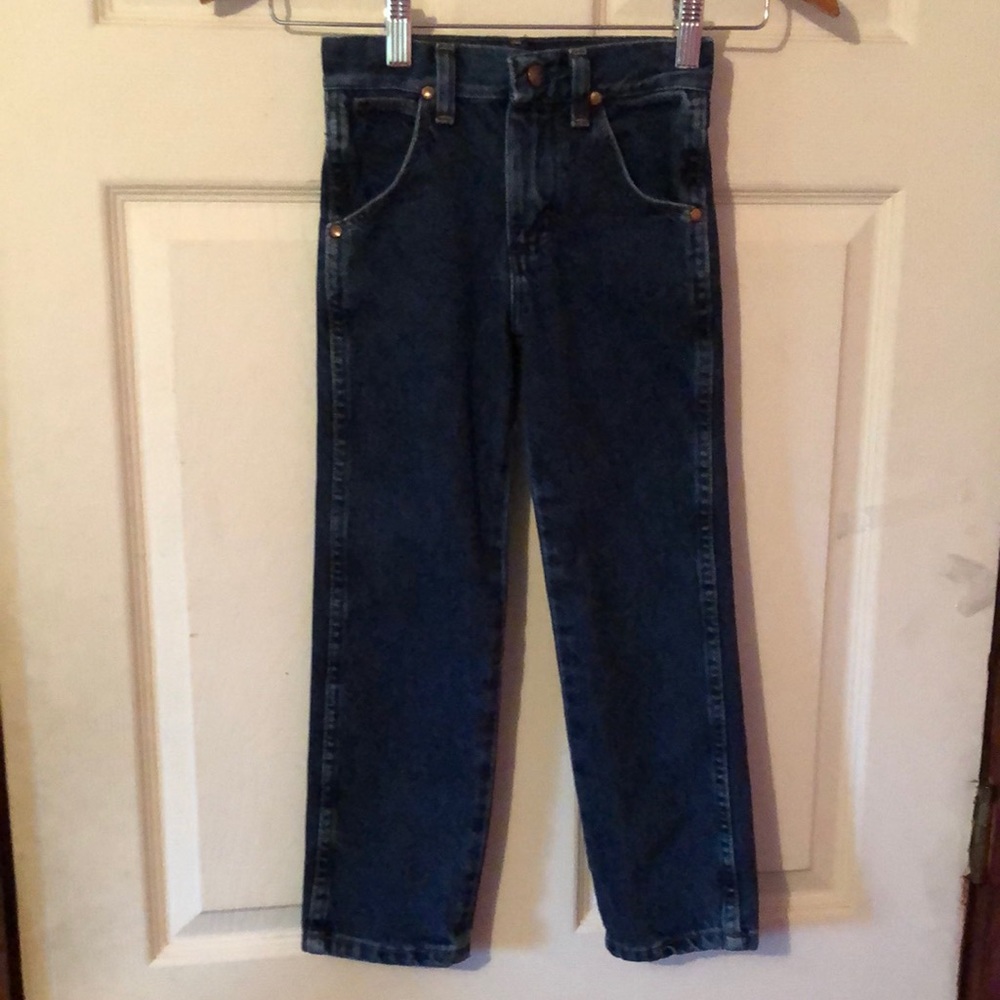 Wrangler Jeans Slim Fit Cowboy Cut Blue Jeans Boys 6 Slim